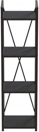 Етажерка 4/34 Ferrum-decor Серії Конект 120x34x28 чорний ДСП Сосна Кембра 16мм (FRD-104276)