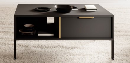 Стіл журнальний Perfect Home Ларс / Lars 97 Антрацит (PFH-091022)