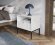 Тумба приліжкова Perfect Home Нова / Nova з 1 шухлядою і чорними ніжками S54 Білий (PFH-091260) Тумба приліжкова Perfect Home Нова / Nova з 1 шухлядою і чорними ніжками S54 Білий (PFH-091260)