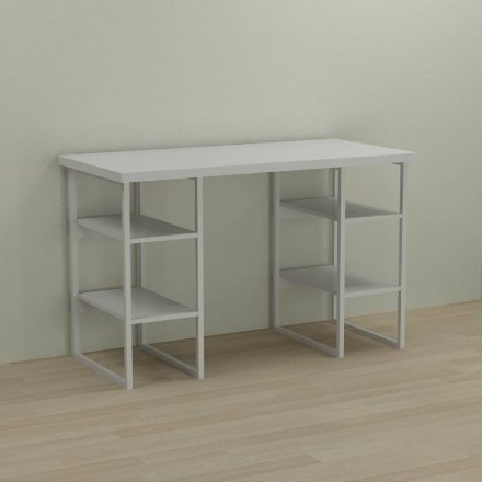 Письмовий стіл Ferrum-decor Карен 76x140x60 білий ДСП Біле 32мм (FRD-102271) Письмовий стіл Ferrum-decor Карен 76x140x60 білий ДСП Біле 32мм (FRD-102271)