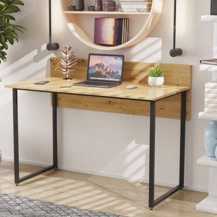 Комп'ютерний стіл Ferrum-decor Скай 75x100x70 чорний ДСП Дуб Сан-Марино 16мм (FRD-103644) Комп'ютерний стіл Ferrum-decor Скай 75x100x70 чорний ДСП Дуб Сан-Марино 16мм (FRD-103644)