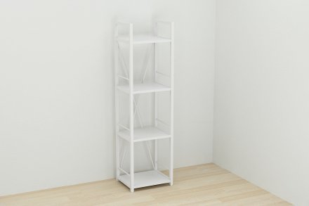 Етажерка 4/34 Ferrum-decor Серії Конект 120x34x28 білий ДСП Біле 16мм (FRD-104277) Етажерка 4/34 Ferrum-decor Серії Конект 120x34x28 білий ДСП Біле 16мм (FRD-104277)