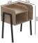Тумба модульна Ferrum-decor Амелі 540x450x320 метал Чорний ДСП Дуб Сан-Марино 16 мм (FRD-103005)