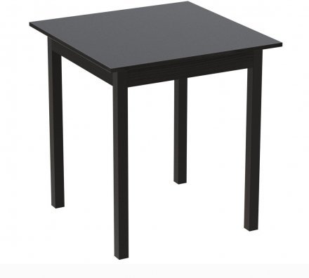 Стіл кухонний Ferrum-decor Агата 75x70x70 Чорний ДСП Сосна Кембра 16мм (FRD-105674)