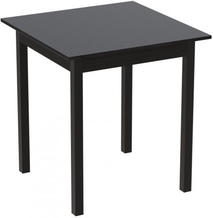 Стіл кухонний Ferrum-decor Агата 75x70x70 Чорний ДСП Сосна Кембра 16мм (FRD-105674)
