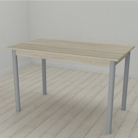 Стіл кухонний Ferrum-decor Беніта 75x120x70 Сірий ДСП Сонома 16мм (FRD-106279)