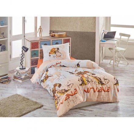 Покривало простьобане з наволочкою Nirvana червоний 160х220 см Покривало простьобане з наволочкою Nirvana червоний 160х220 см