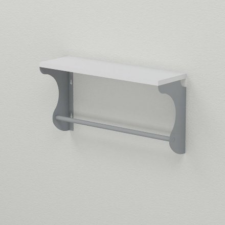Полиця настінна Ferrum-decor Юзібі 270x500x150 метал Сірий ДСП Біле 16 мм (FRD-102667) Полиця настінна Ferrum-decor Юзібі 270x500x150 метал Сірий ДСП Біле 16 мм (FRD-102667)