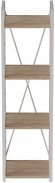 Етажерка 4/34 Ferrum-decor Серії Конект 120x34x28 білий ДСП Дуб Сан-Марино 16мм (FRD-104278) Етажерка 4/34 Ferrum-decor Серії Конект 120x34x28 білий ДСП Дуб Сан-Марино 16мм (FRD-104278)