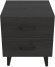 Тумба Віва 2 на конусних ніжках Ferrum-decor 41x35x40 Чорний метал ДСП Сосна Кембра 16 мм (FRD-106810)