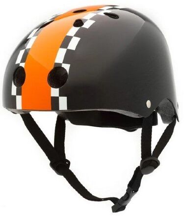 Шлем велосипедный Coconut 47-53 см черный с оранжевым COCO 5S