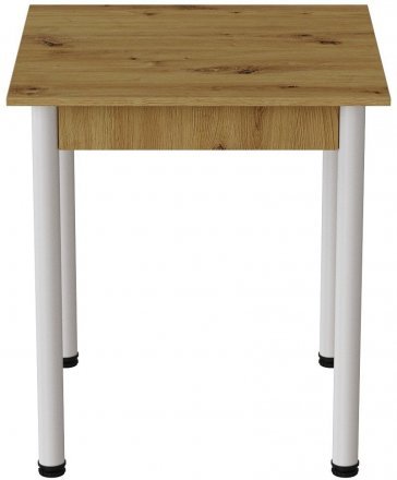 Стіл кухонний Ferrum-decor Агата 75x80x80 Білий ДСП Дуб Артизан 16мм (FRD-105675) Стіл кухонний Ferrum-decor Агата 75x80x80 Білий ДСП Дуб Артизан 16мм (FRD-105675)