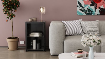 Стіл-тумба трансформер Смарт 2/2 Ferrum-decor 750x1450x600 Чорний метал ДСП Сосна Кембра 16 мм (FRD-105104)