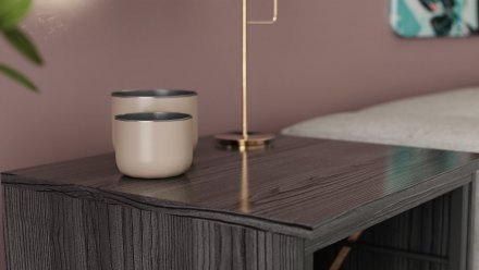 Стіл-тумба трансформер Смарт 2/2 Ferrum-decor 750x1450x600 Чорний метал ДСП Сосна Кембра 16 мм (FRD-105104)