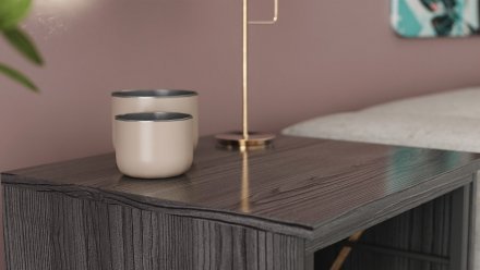 Стіл-тумба трансформер Смарт 2/2 Ferrum-decor 750x1450x600 Чорний метал ДСП Сосна Кембра 16 мм (FRD-105104)