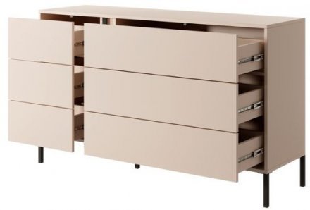 Комод Perfect Home Даст / Dast з 6 шухлядами 6S/138 Беж (PFH-091008)
