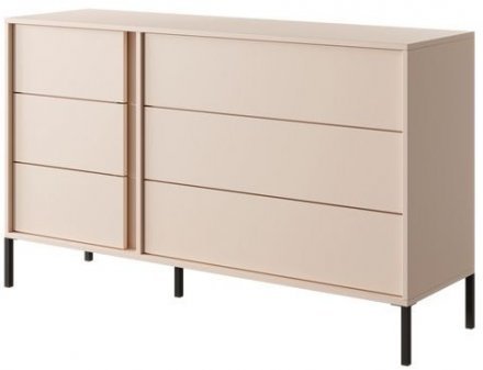 Комод Perfect Home Даст / Dast з 6 шухлядами 6S/138 Беж (PFH-091008)