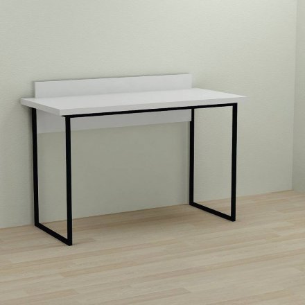 Письмовий стіл Ferrum-decor Скай 76x100x70 чорний ДСП Біле 32мм (FRD-103646) Письмовий стіл Ferrum-decor Скай 76x100x70 чорний ДСП Біле 32мм (FRD-103646)