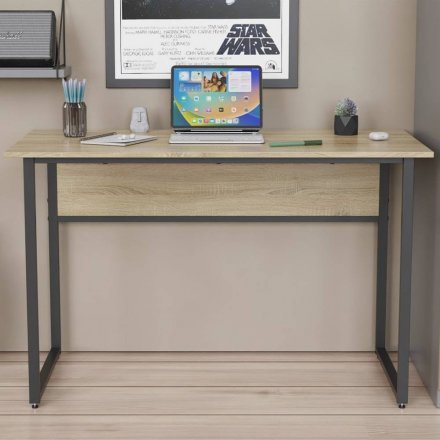 Письмовий стіл Ferrum-decor Коді 75x120x70 чорний ДСП Дуб Сонома 16мм (FRD-103772) Письмовий стіл Ferrum-decor Коді 75x120x70 чорний ДСП Дуб Сонома 16мм (FRD-103772)