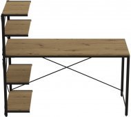 Комп'ютерний стіл Ferrum-decor Джек 75x120x70 Чорний ДСП Артизан (FRD-105409) Комп'ютерний стіл Ferrum-decor Джек 75x120x70 Чорний ДСП Артизан (FRD-105409)