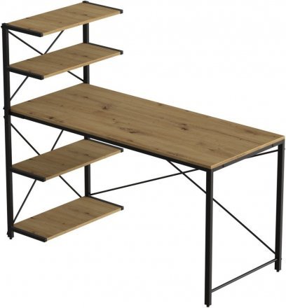 Комп'ютерний стіл Ferrum-decor Джек 75x120x70 Чорний ДСП Артизан (FRD-105409)