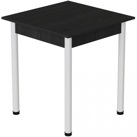 Стіл кухонний Ferrum-decor Агата 75x80x80 Білий ДСП Сосна Кембра 16мм (FRD-105676)