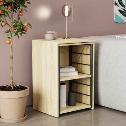 Стіл-тумба трансформер Смарт 2/2 Ferrum-decor 750x1450x600 Чорний метал ДСП Дуб Сонома 16 мм (FRD-105105) Стіл-тумба трансформер Смарт 2/2 Ferrum-decor 750x1450x600 Чорний метал ДСП Дуб Сонома 16 мм (FRD-105105)