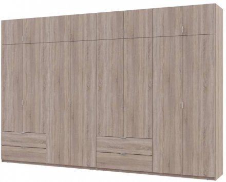 Шафа для одягу Doros Лукас Дуб сонома 4+4 ДСП 360х50х240 DRS-011712 (42005143) Шафа для одягу Doros Лукас Дуб сонома 4+4 ДСП 360х50х240 DRS-011712 (42005143)