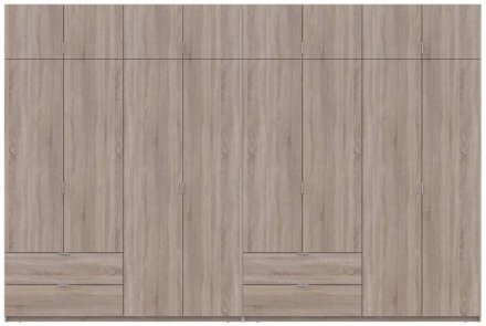 Шафа для одягу Doros Лукас Дуб сонома 4+4 ДСП 360х50х240 DRS-011712 (42005143) Шафа для одягу Doros Лукас Дуб сонома 4+4 ДСП 360х50х240 DRS-011712 (42005143)