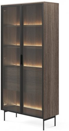 Вітрина висока з підсвіткою Perfect Home Лумі / Lumi 2D2S/91 2-дверна з 2 шухлядами Дуб дунін (PFH-091381) Вітрина висока з підсвіткою Perfect Home Лумі / Lumi 2D2S/91 2-дверна з 2 шухлядами Дуб дунін (PFH-091381)