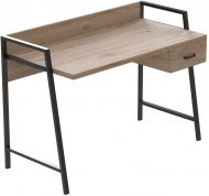 Письмовий стіл Ferrum-decor Комфорт 750x1000x600 Чорний метал ДСП Дуб Сан-Марино 32 мм (FRD-103423)
