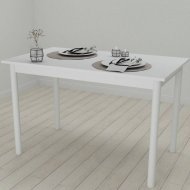 Стіл кухонний Ferrum-decor Беніта 75x120x80 Білий ДСП Біле 16мм (FRD-106284)