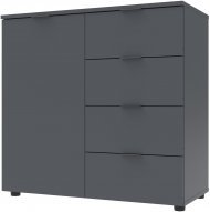 Комод у вітальню Doros Рон 1 80х38х81 см Графіт (DRS-011293)