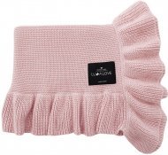 Плед Classic з рюшами 90x100 см Powder Pink lullalove-1496 Плед Classic з рюшами 90x100 см Powder Pink lullalove-1496