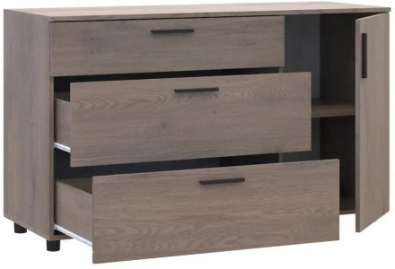 Комод Doros Торн Кремона Канноло 3Ш/1Д 135х51.6х80 (DRS-012106) Комод Doros Торн Кремона Канноло 3Ш/1Д 135х51.6х80 (DRS-012106)