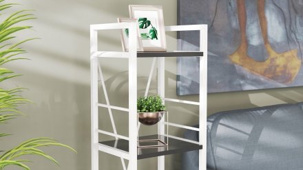 Етажерка 4/34 Ferrum-decor Серії Конект 120x34x28 білий ДСП Сосна Кембра 16мм (FRD-104282) Етажерка 4/34 Ferrum-decor Серії Конект 120x34x28 білий ДСП Сосна Кембра 16мм (FRD-104282)