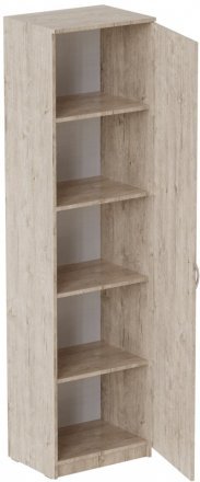 Пенал Анжело Ferrum-decor на 5 полиць із дверима 1900x500x380 ДСП Дуб Сан-Марино 16 мм (FRD-104943)