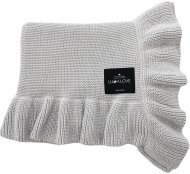 Плед Classic з рюшами 90x100 см Glamorous Grey lullalove-1472 Плед Classic з рюшами 90x100 см Glamorous Grey lullalove-1472