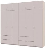 Шафа для одягу Doros Лукас Кашемір 3+3 ДСП 255х50х240 DRS-011714 (42005112)