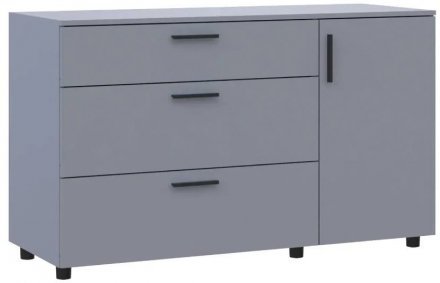 Комод Doros Торн Сірий 3Ш/1Д 135х51.6х80 (DRS-012107) Комод Doros Торн Сірий 3Ш/1Д 135х51.6х80 (DRS-012107)