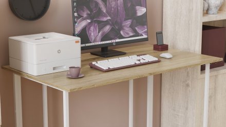 Письмовий стіл Ferrum-decor Ханна 75x120x70 білий ДСП Дуб Сонома 16мм (FRD-104031) Письмовий стіл Ferrum-decor Ханна 75x120x70 білий ДСП Дуб Сонома 16мм (FRD-104031)