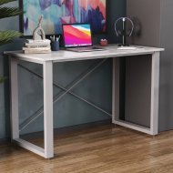 Письмовий стіл Ferrum-decor Драйв 750x1000x600 Сірий метал ДСП Бетон 32 мм (FRD-103309)