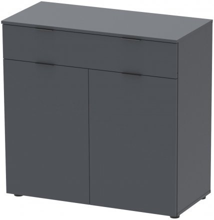 Комод у вітальню Doros Рон 2 80х38х100 см Графіт (DRS-011295) Комод у вітальню Doros Рон 2 80х38х100 см Графіт (DRS-011295)