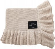 Плед Classic з рюшами 90x100 см Beige lullalove-1489 Плед Classic з рюшами 90x100 см Beige lullalove-1489