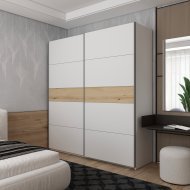 Шафа-купе двохдверна Doros G-Caiser 220х60х240 см Білий/Дуб евок (DRS-011223) Шафа-купе двохдверна Doros G-Caiser 220х60х240 см Білий/Дуб евок (DRS-011223)