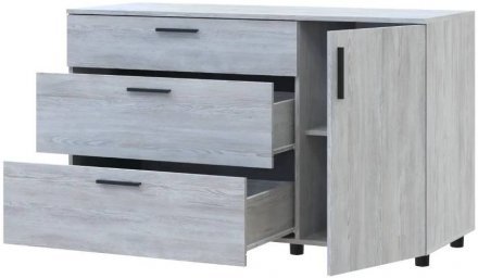 Комод Doros Торн Сосна Натті 3Ш/1Д 135х51.6х80 (DRS-012108)