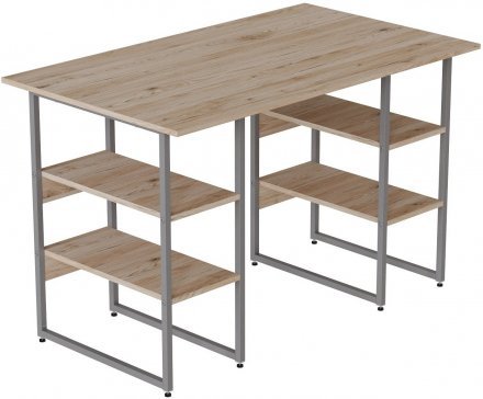 Комп'ютерний стіл Ferrum-decor Карен 75x120x60 сірий ДСП Дуб Сан-Марино 16мм (FRD-102421)