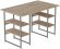 Комп'ютерний стіл Ferrum-decor Карен 75x120x60 сірий ДСП Дуб Сан-Марино 16мм (FRD-102421)