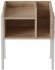 Тумба модульна Ferrum-decor Амелі 540x450x320 метал Білий ДСП Дуб Сан-Марино 16 мм (FRD-103012)