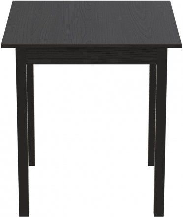 Стіл кухонний Ferrum-decor Агата 75x80x80 Чорний ДСП Сосна Кембра 16мм (FRD-105680)